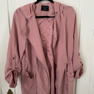 Blush pink duster